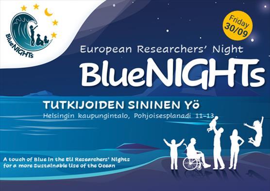 Blue Night päätapahtuman 30.9.2022 mainos